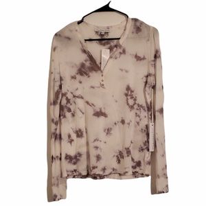 Young fabulous & broke tie dye long sleeve shirt